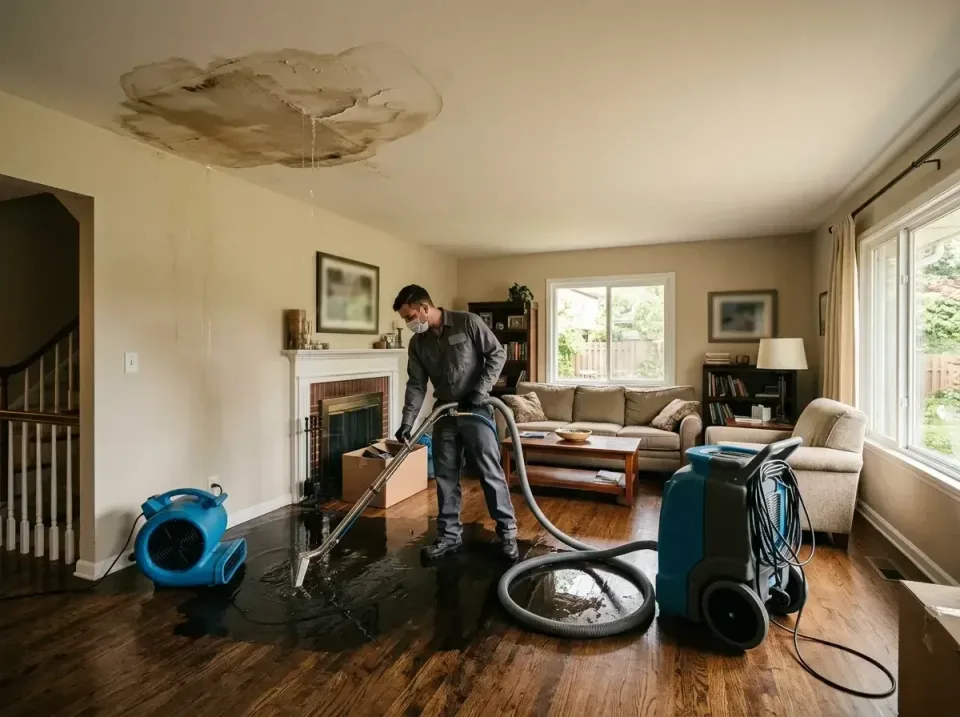 attic-pipe-burst-ceiling-drip-008 — frequently asked questions, Water Damage Restoration & Carpet Care in Sidney, MT